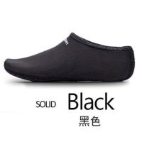 马卡龙/黑色 28-29码(2XS) 下海鞋潜水鞋浮潜鞋男女防滑游泳鞋跑步机专用鞋水上乐园