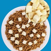 冻干鳕鱼双拼猫粮 2斤送1斤体验装送试吃 冻干猫粮鸡肉蛋黄小鱼干双拼蓝猫家猫英短1斤5斤10斤成猫幼猫通用