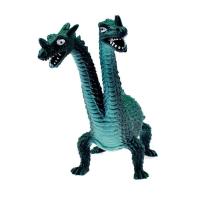 绿色双头龙 双头恐龙模型双头怪兽哥斯拉模型玩具儿童玩具模型礼物