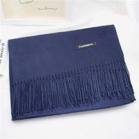 C标围巾 藏青 韩版情侣围巾女冬季学生围脖百搭保暖加长加厚围巾男披肩两用冬款