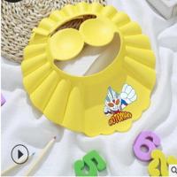 奥特曼护耳洗头帽送加长条黄色 可调节 打折可调节洗发帽宝宝儿童子奥特曼洗澡防水浴帽婴幼儿防水护耳洗