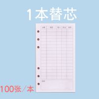 JZ01-活页替芯(1本装) 记账本明细账懒人儿童可爱学生日式高颜值可放钱多功能家庭理财本