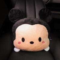 米奇头枕 汽车靠枕腰靠可爱卡通靠背护腰靠垫车载座椅腰垫套装抱枕车用头枕