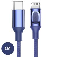 [蓝色]mfi认证PD快充线 ROCK苹果数据线PD快充mfi认证充电器线适用于iPhone12promax手机
