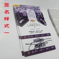 1:1超清复刻版[签名样式1] 科比谢幕战门票2016湖人VS爵士主场票科比纪念礼物 星卡kobe专用