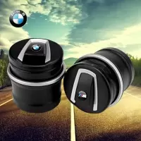 BMW 宝马标 默认 宝马烟灰缸车载烟灰缸带LED灯多功能带盖通用耐高温夜灯汽车用品