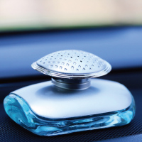 鸟巢 蓝(古龙80ml) 汽车香水座古龙香除异味车载车用水晶香水座式汽车用品车内饰品