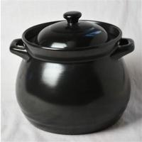 9号1.8纯黑(1-2人) 汤锅大号砂锅瓦罐 炖锅 家用陶瓷锅沙锅煲汤明火耐高温养生煲石锅