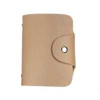 卡其色(12卡位) 女式证件包名片包防消磁卡包女小超薄学生韩版卡套多卡位男士卡包