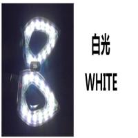 空心转向灯 [白色] 摩托车转向灯地平线街跑车改装配件BWS路虎LED转弯灯踏板车指示灯