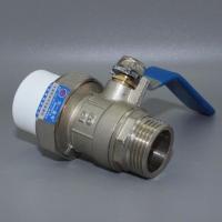 20(4分) 天一 金牛PPR单外丝活接铜球阀 外丝球阀 6分 4分 1寸 ppr球阀