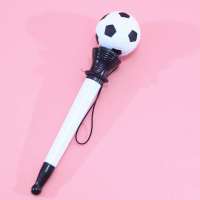 足球弹力笔 拳头弹跳圆珠笔造型足球篮球笔笑脸笔拳击弹力球笔小学生玩具笔趣