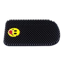 黑色笑脸 汽车扶手箱垫a中央扶手箱垫车内用品防滑垫手扶箱套大颗粒按摩垫