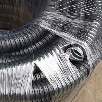 黑色包塑金属软管16(35米) 包塑金属软管 黑色 波纹管 金属穿线电线电缆保护套皮管16 20实用