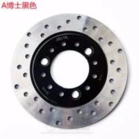 A博士黑色 电动车碟刹盘刹车盘迅鹰福喜巧格前后轮刹车盘片不锈铁钢制180mm