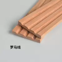东阳中式实木线条吊顶装饰线条阴阳木线条窗套边框包边线半圆木条