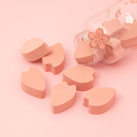 ★上野の樱花瓣粉扑(限量版)) 三月兔/Marchare 不吃粉海绵一次性化妆扇形樱花粉扑