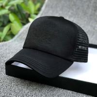 黑色 大网眼 M均码(54-58cm)塑料调节扣 韩版夏季薄款大网眼幂幂帽子鸭舌帽棒球帽百搭时尚透气网帽遮阳帽