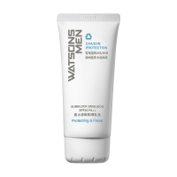 50g/mL 屈臣氏男士清爽防晒乳液SPF40PA++50毫升 保湿隔离户外隔离紫外线
