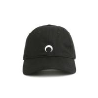 黑色 可调节 TERGOLY 百搭休闲国潮双色月亮图案帽子夏遮阳可调节显脸小棒球帽