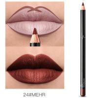 24号 13色唇线笔女勾线防水持久不脱色修饰唇部勾线黑色彩色唇笔不沾杯