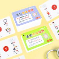 思维导图速记574单词(带音标) 216个思维导图速记中小学1000英语单词卡片 闪卡 初中 单词速记