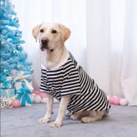 黑色条纹T恤 S 建义25-36斤 大狗狗衣服金毛哈士奇拉布拉多中型大型犬哈士奇萨摩耶夏季春秋款