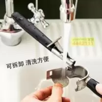宜家不锈锌合金钢加长压蒜器挤独蒜剥蒜姜汁泥夹蒜捣蒜泥碎蒜蓉器 宜家不锈锌合金钢加长压蒜器挤独蒜剥蒜姜汁泥夹蒜捣蒜泥碎蒜蓉