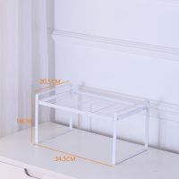 分层架小号(白色) 厨房橱柜台面多层铁艺置物架放锅架调味料收纳架碗架桌上多用书架