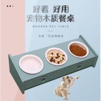 猫碗狗碗猫碗架狗盆架子双碗猫咪水碗护颈饮水陶瓷双碗防打翻 猫碗狗碗猫碗架狗盆架子双碗猫咪水碗护颈饮水陶瓷双碗防打翻