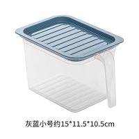 LB1912(3斤)灰蓝 装米桶多功能家用50斤20斤防虫收纳盒密封储米箱放米缸面粉杂粮桶