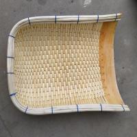 白色32*28 手工簸箕柳编藤编簸箕单个农家竹编簸箕家用竹制品竹筛子柳编簸箕