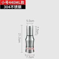 小号440ML[304不锈钢] 304不锈钢油壶家用欧式带盖大号防尘防漏油瓶大容量油罐厨房用品