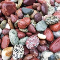 2-5CM彩石(5斤装) 天然长江彩石精品鱼缸石原石天然鹅卵石铺路石