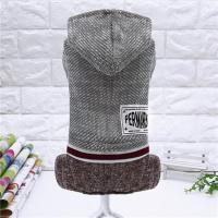 PERM带帽四脚衣-灰色 XS-适合约1-3斤穿 宠物衣服秋冬款休闲泰迪四脚衣中小型犬宠物服饰狗衣服贵宾比熊服