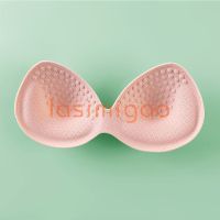 粉色1件 M码 75-100斤 2.5厘米加厚乳胶胸垫内衣插片小胸平胸大胸聚拢上托防下垂胸罩垫