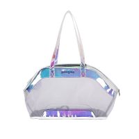 镭射 猫包宠物外出手提单肩包镭射透明包猫咪用品便携贝壳包狗狗户外包