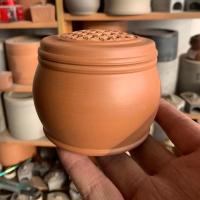 红色素面两个 蟋蟀罐蟋蟀盆叫罐油葫芦蟋蟀罐油葫芦罐盆