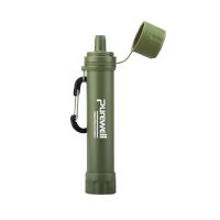 军绿色 厂家直销户外净水器野外水过滤器野营用品野外求生工具单兵过滤器