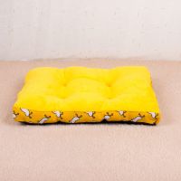 黄色小黄鸭 S号32*29*7cm 3斤内 狗狗猫咪冬季宠物窝面包垫子加厚保暖猫狗通用柔暖舒适耐咬脏保暖
