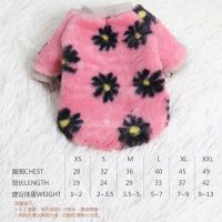 兔绒卫衣粉色 XS(胸围28cm 背长19cm) 猫咪衣服狗狗衣服小型犬幼犬秋冬款仿兔毛绒泰迪宠物用品两脚卫衣