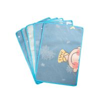 花色随机冰丝凉席 50*35cm(适合5斤内宠物) 狗狗凉席夏天宠物凉席垫睡垫夏季猫咪狗笼窝垫不粘毛冰垫凉席垫子