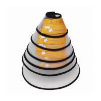 塑料伊丽莎白圈两个 XS脖围20(建议1-3斤) 狗圈脖圈伊丽莎白圈狗用狗狗项圈头套防抓防舔轻海绵柔软可爱防咬