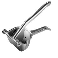 不锈钢榨汁机 (无礼品) 不锈钢手动榨汁机家用柠檬压汁挤水橙子果汁机小型炸榨汁器