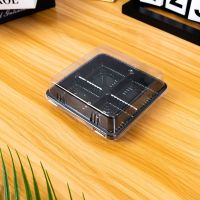 四粒装盒子(加厚款) 20套 加厚4粒蛋黄酥包装盒雪媚娘泡芙月饼青团高档肉松小贝打包盒子