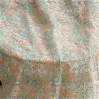 半米价/1.3米宽幅 网纱布料拼色绣花软纱婚纱蕾丝汉服面料服装连衣裙手工diy布头