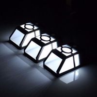 1个装 2LED围墙灯-白光 太阳能家用壁灯户外防水庭院灯led智能感应灯花园篱笆景观装饰灯