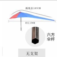 1.85米六方管双层伞(短款) 单独雨伞(无支架) 电动摩托车雨伞125男装遮阳晴雨伞加宽长三轮电动踏板载重王专用