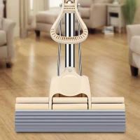 挂钩款28cm两排(共1头套餐) 好太太28cm小号一键换头海绵吸水拖把干湿两用家用挤水胶棉免螺丝