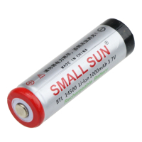 小太阳强光手电筒专用 14500 /5号电池 充电锂电池 1000mah 3.7V